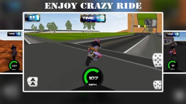 Crazy Motorbike Stunts Image