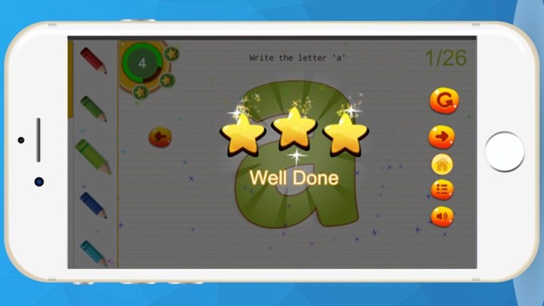 English ABC 123 Alphabet Number Tracing for Kids screenshot