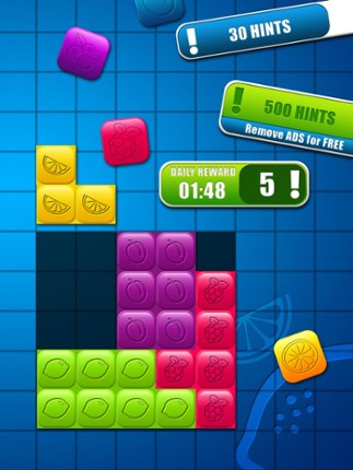 Fruit Block Puzzle Game – Fit Colorful Blocks and Solve HD Levels for Brain Training in10/10 Box screenshot