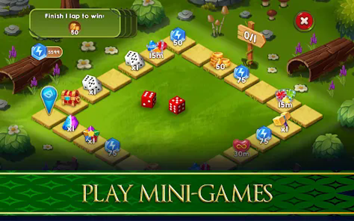 Avalon Jewels Match-3 screenshot