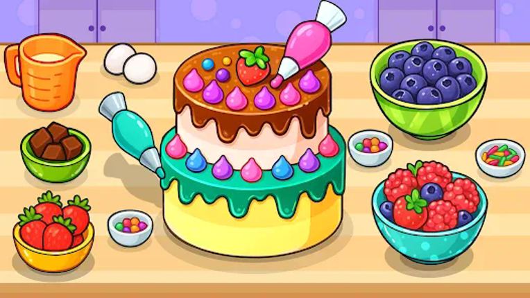 Kitchen Set Cooking Restaurant Image