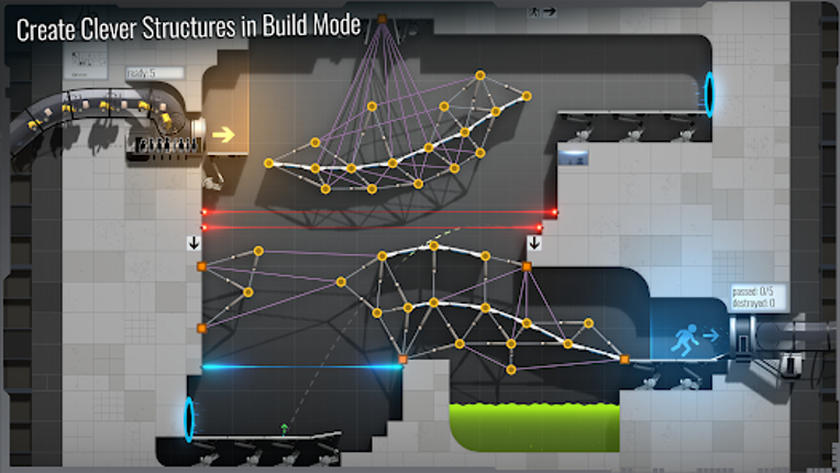 Bridge Constructor Portal screenshot