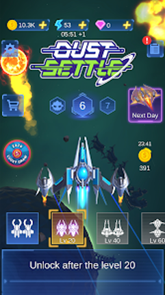Dust Settle 3D - Galaxy Attack screenshot