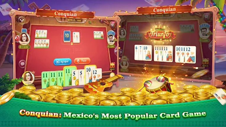 Conquian - La Viuda Slots screenshot