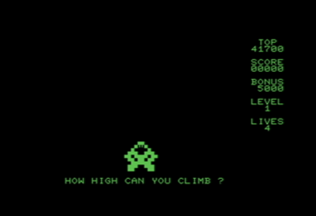PETSCII Kong screenshot