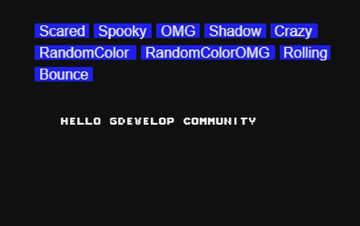 Games like GDevelop 5 Text Effects