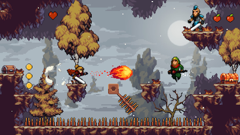 Apple Knight Action Platformer screenshot