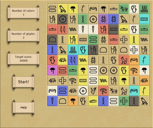 Glyphs of the Pharaohs screenshot