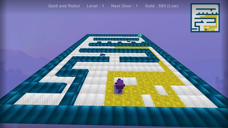 Gold and Robot Image