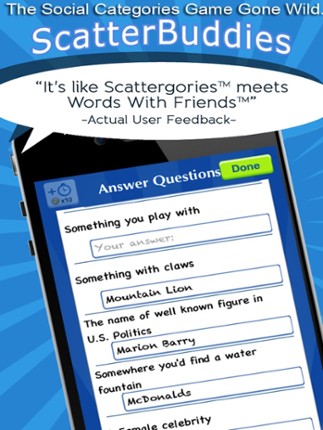 ScatterBuddies Lite screenshot