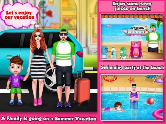 Summer Vacation Planning Game screenshot