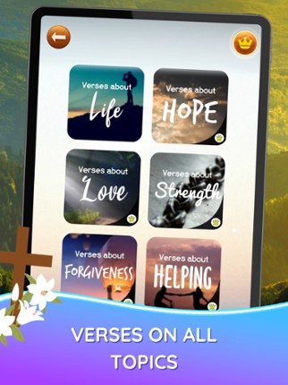 Bible Word Games: Puzzles App screenshot