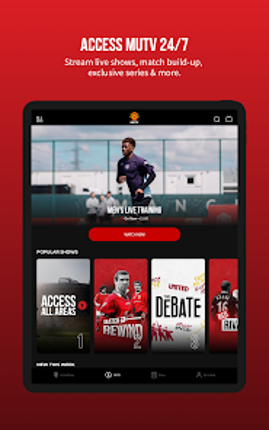 Manchester United Official App screenshot