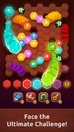 Colorwood Hexa — Drop Away screenshot