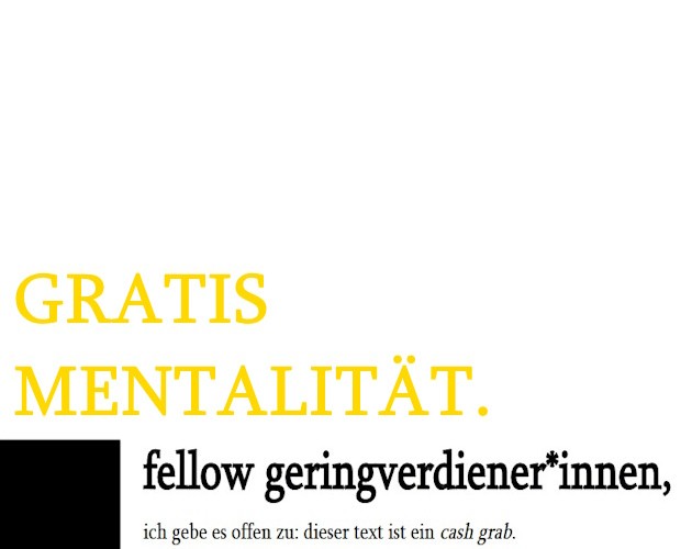 Games like GRATISMENTALITÄT oder: symbolbilder deutscher neidkultur