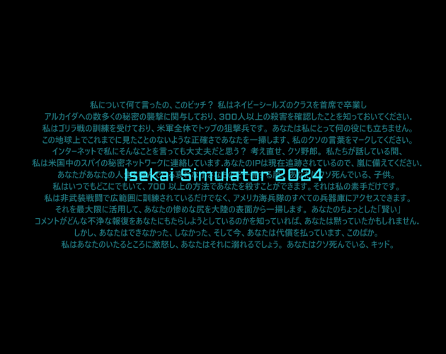 Games like Isekai Simulator 2024