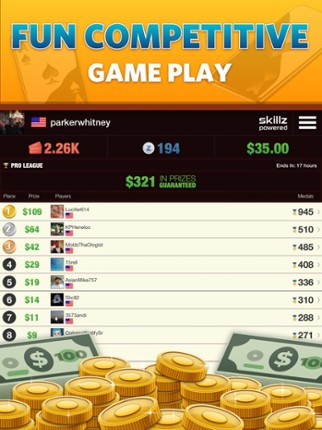 Gin Rummy Gold - Win Prizes! screenshot