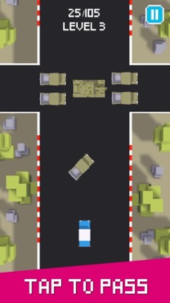Hard Road - Don’t Crash The Car On Pixel Highway 2 screenshot