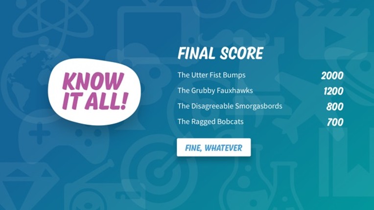 Know It All: Trivia Party Game screenshot