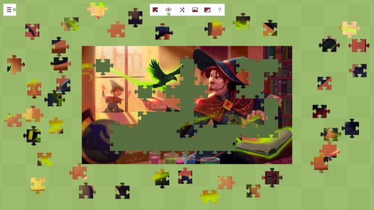 Magic Lessons in Wand Valley - a jigsaw puzzle tale screenshot