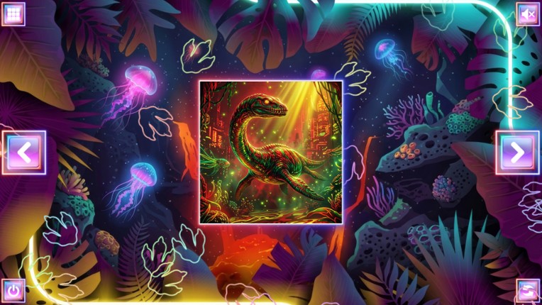 Neon Fantasy: Dinosaurs screenshot