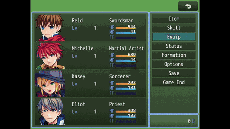 RPG Maker MZ: Skill Equip Image