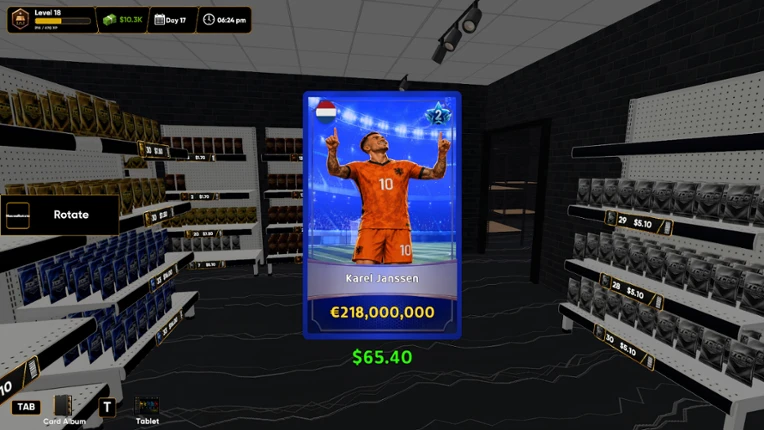 TCG Football Card Shop Simulator - Prologue Image