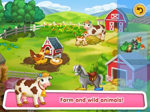 Baby Puzzles for Kids: Learn Words in 5 Languages screenshot