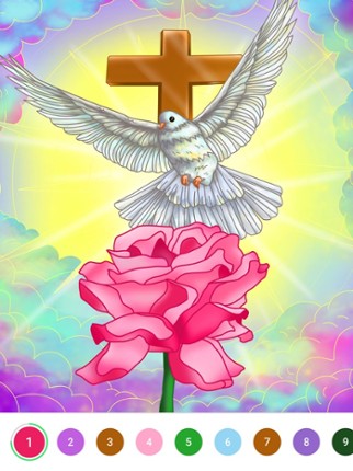 Bible Color - Paint by Number Image