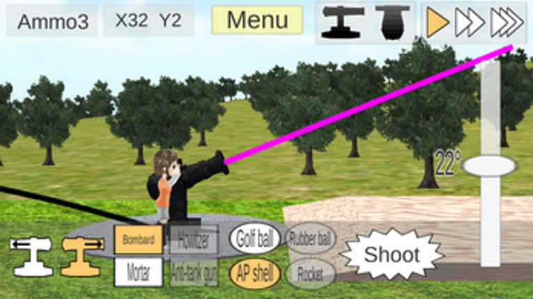 Cannon Golf for Android screenshot