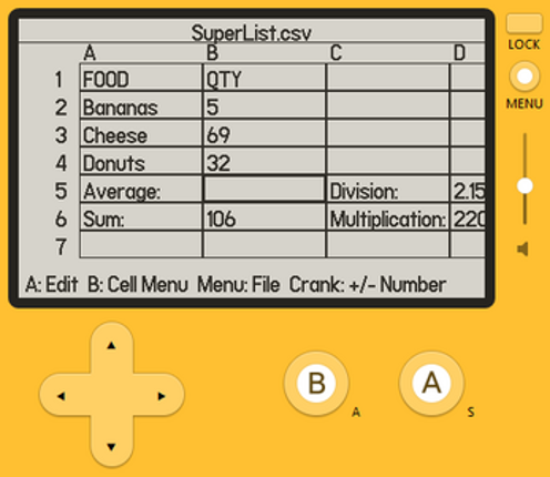 crankySheets screenshot