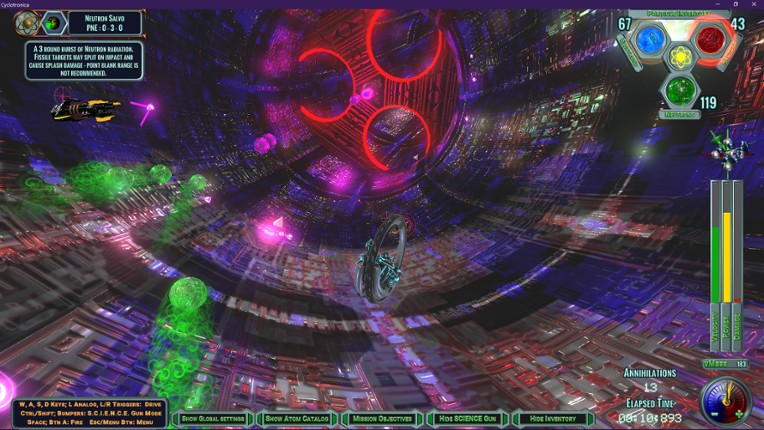 Cyclotronica screenshot