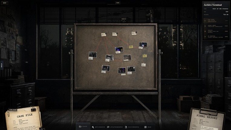 EVIDENCE screenshot