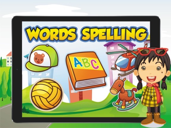 First Words Spelling Flashcard Image