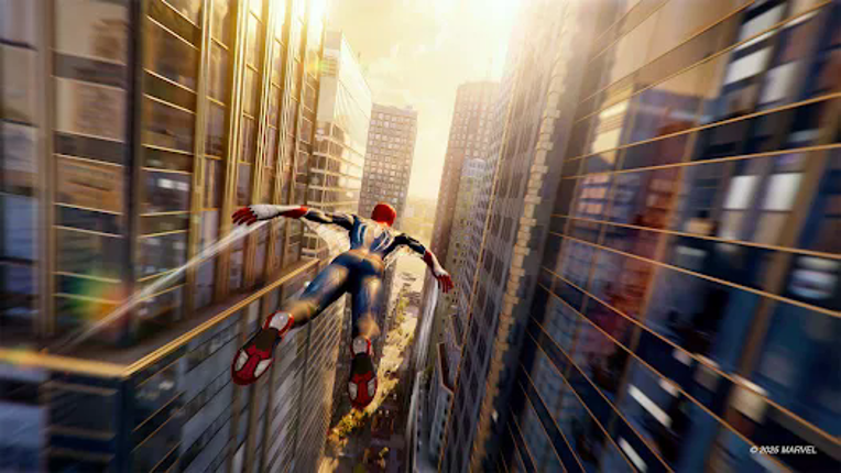 Spider Rope Hero Flying Man Image