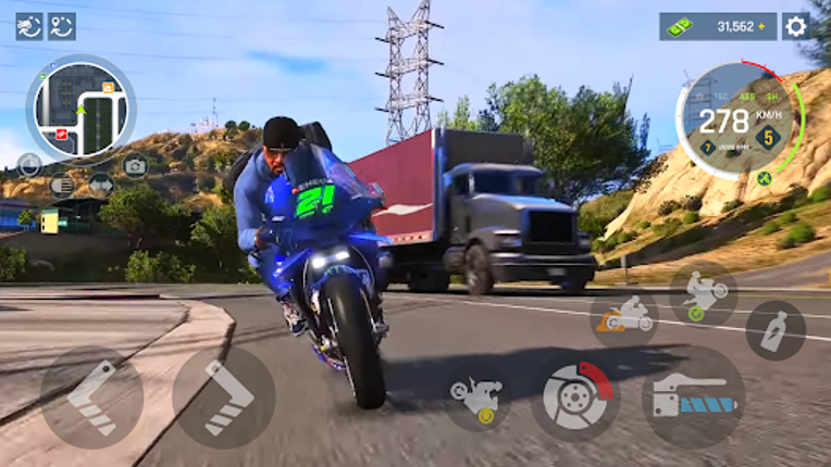 Real Motocycle Driving Game 3D screenshot