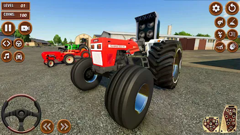 Tractor Game 3d Indian Farming screenshot
