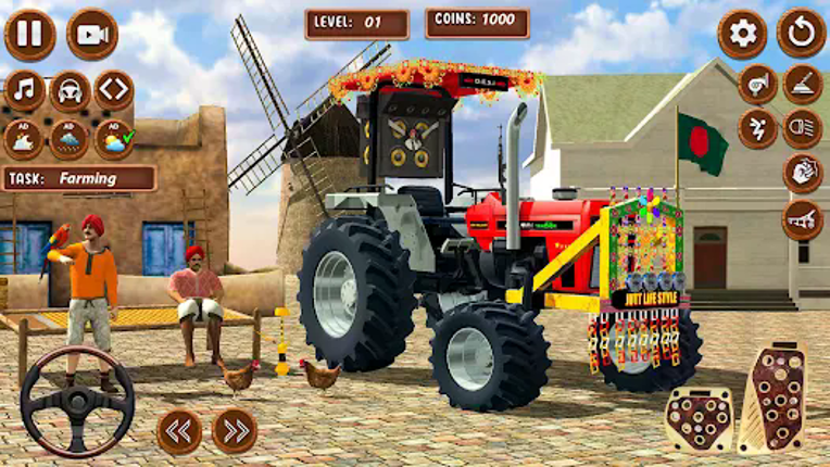 Tractor Game 3d Indian Farming Image