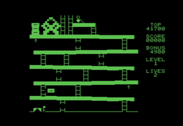 PETSCII Kong screenshot