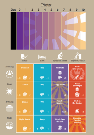 Monastic Rule Board Game (Print-and-Play) Image
