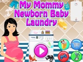 Pregnant Mom Baby Care Laundry Image