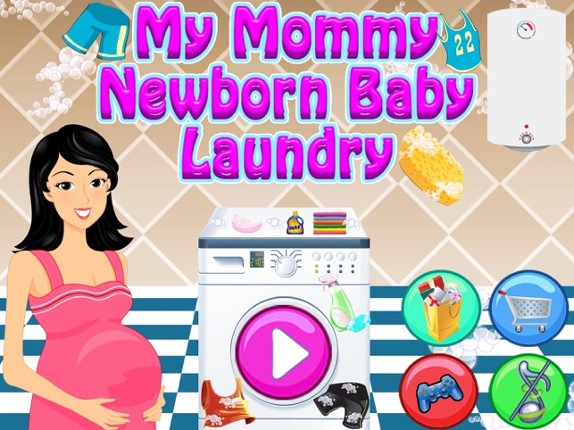 Pregnant Mom Baby Care Laundry Image