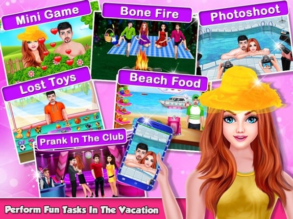 Summer Vacation Planning Game screenshot