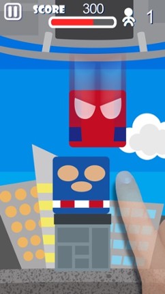Super heroes Stack Up Champs - Invincible Block Stacker Climb Mania Image