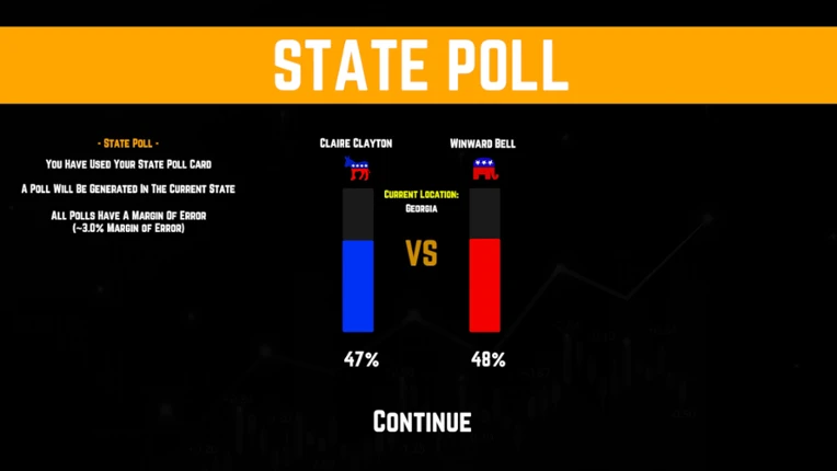 2026 U.S. Election Simulator screenshot