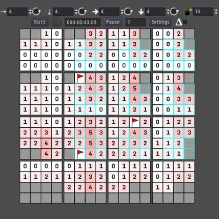 4D Minesweeper screenshot