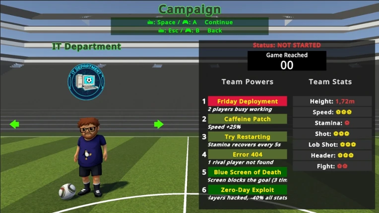 Broken Soccer screenshot