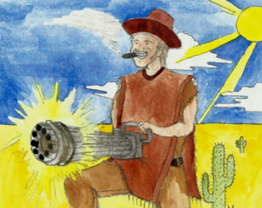 Cowboy with a Gatling Gun Game Cover