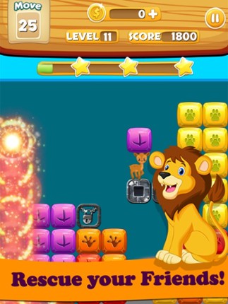 Cute Zoo Animals - Help Tigger rescue his friends screenshot