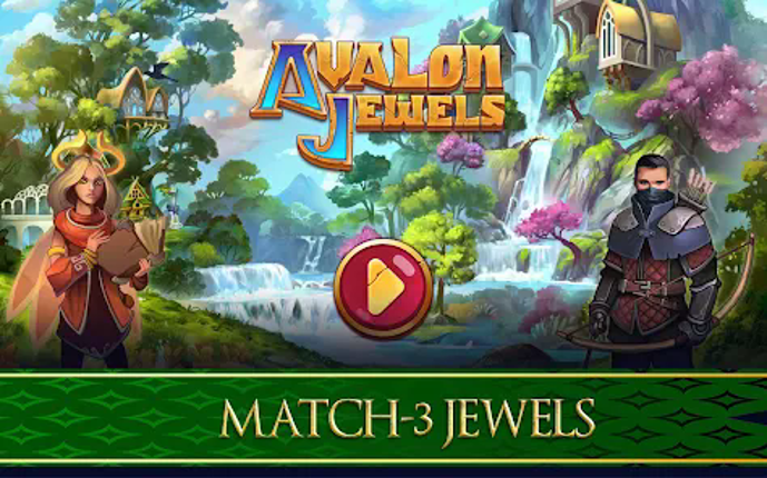 Avalon Jewels Match-3 screenshot